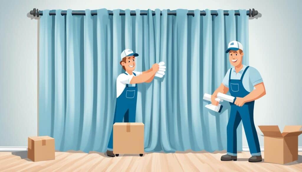 Do Movers Take Down Curtains? Relocation Insights 2 Do movers take down curtains?